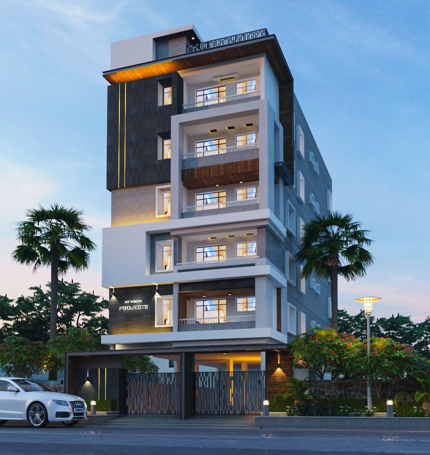 My Dream Glenmore residential apartment elevation in Ameenpur