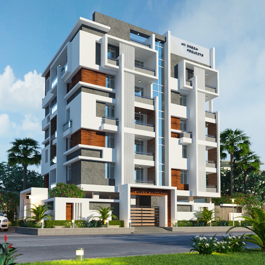 My Dream Griffin residential apartment elevation in Ameenpur