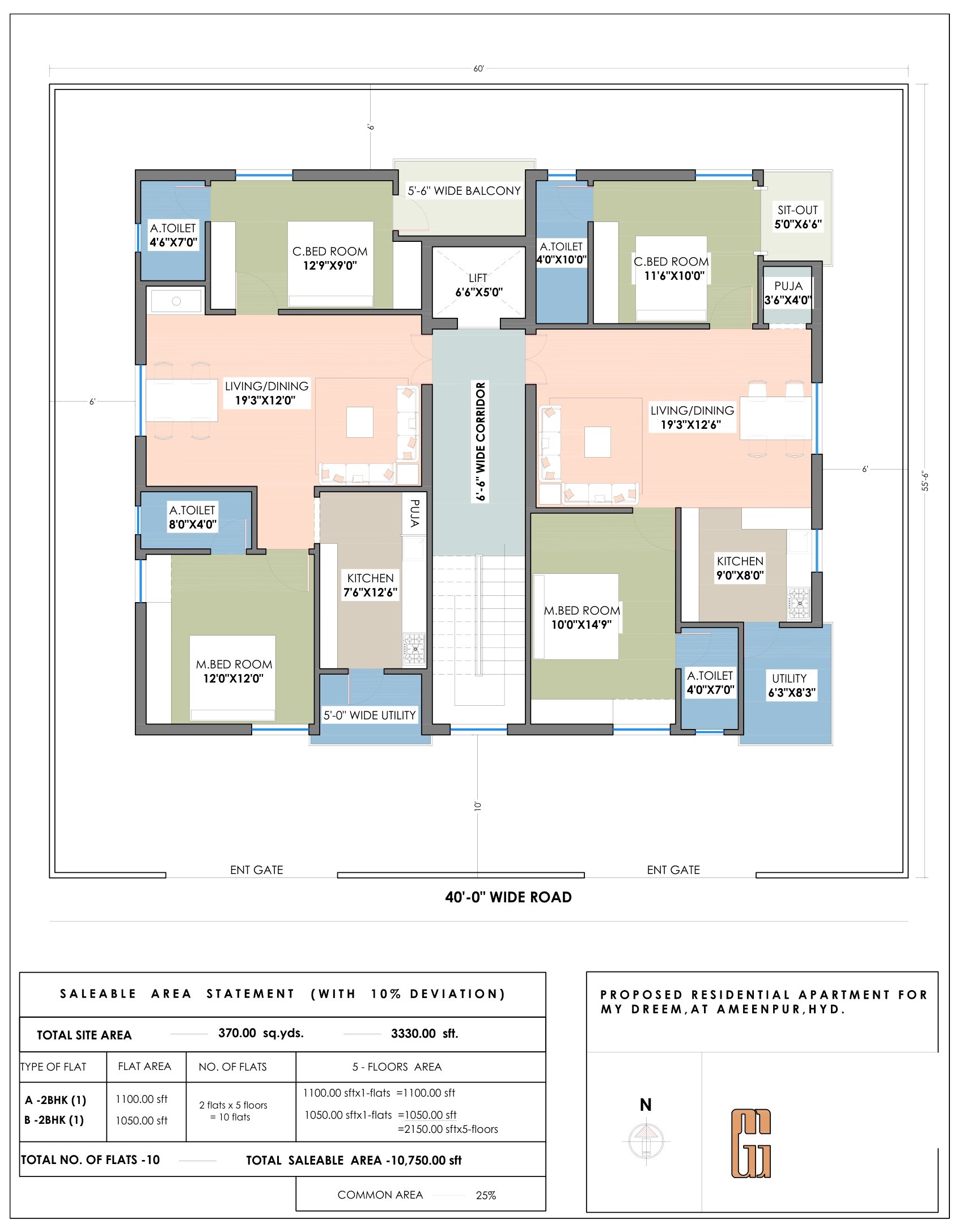 My Dream Hillock residential floor plan