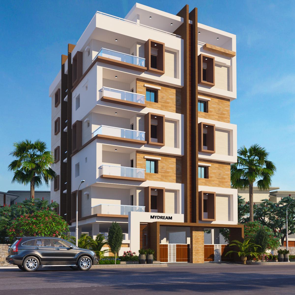 My Dream Perch residential apartment elevation in Ameenpur