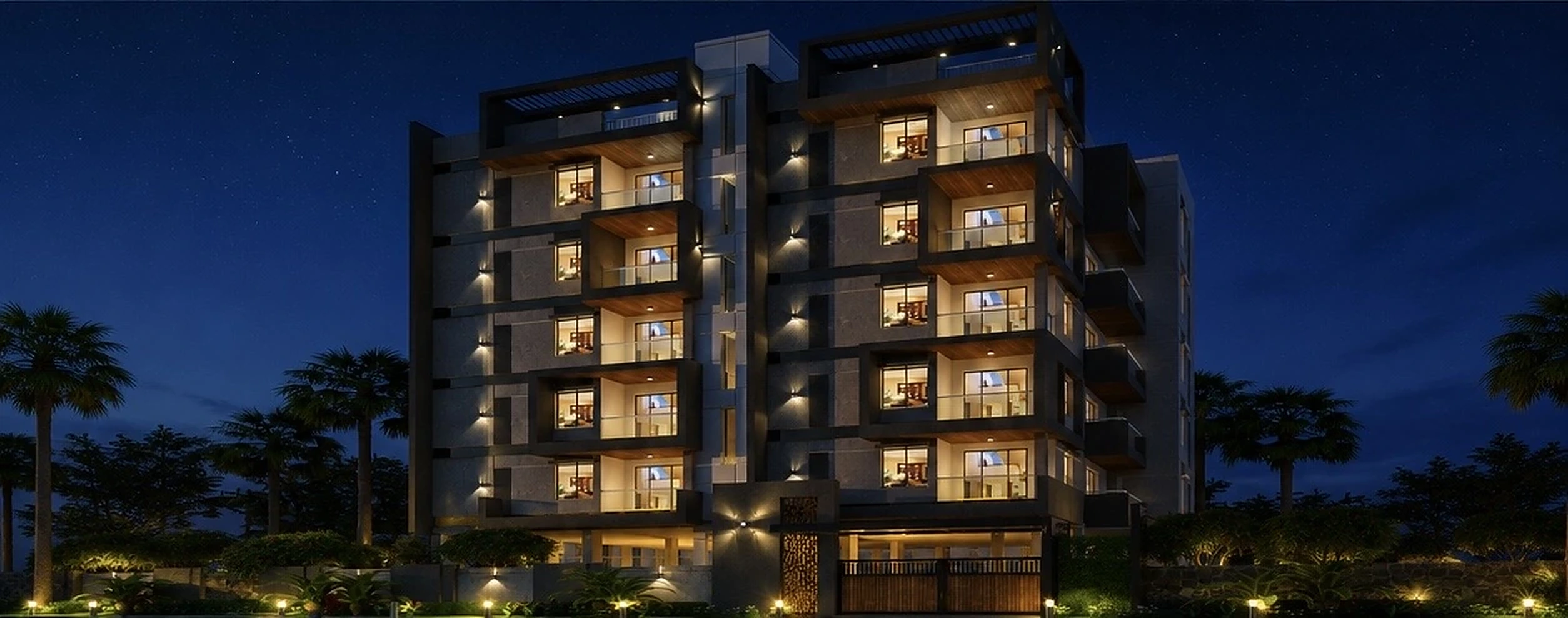 My Dream Selene residential apartment elevation in Ameenpur