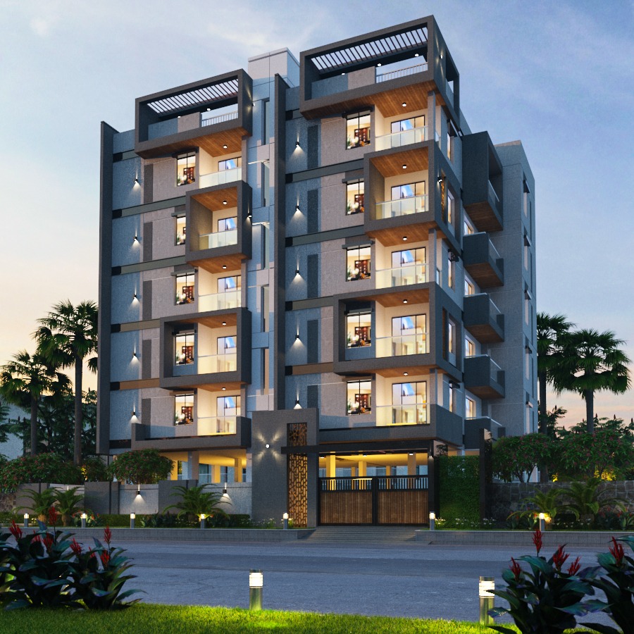 My Dream Selene residential apartment elevation in Ameenpur