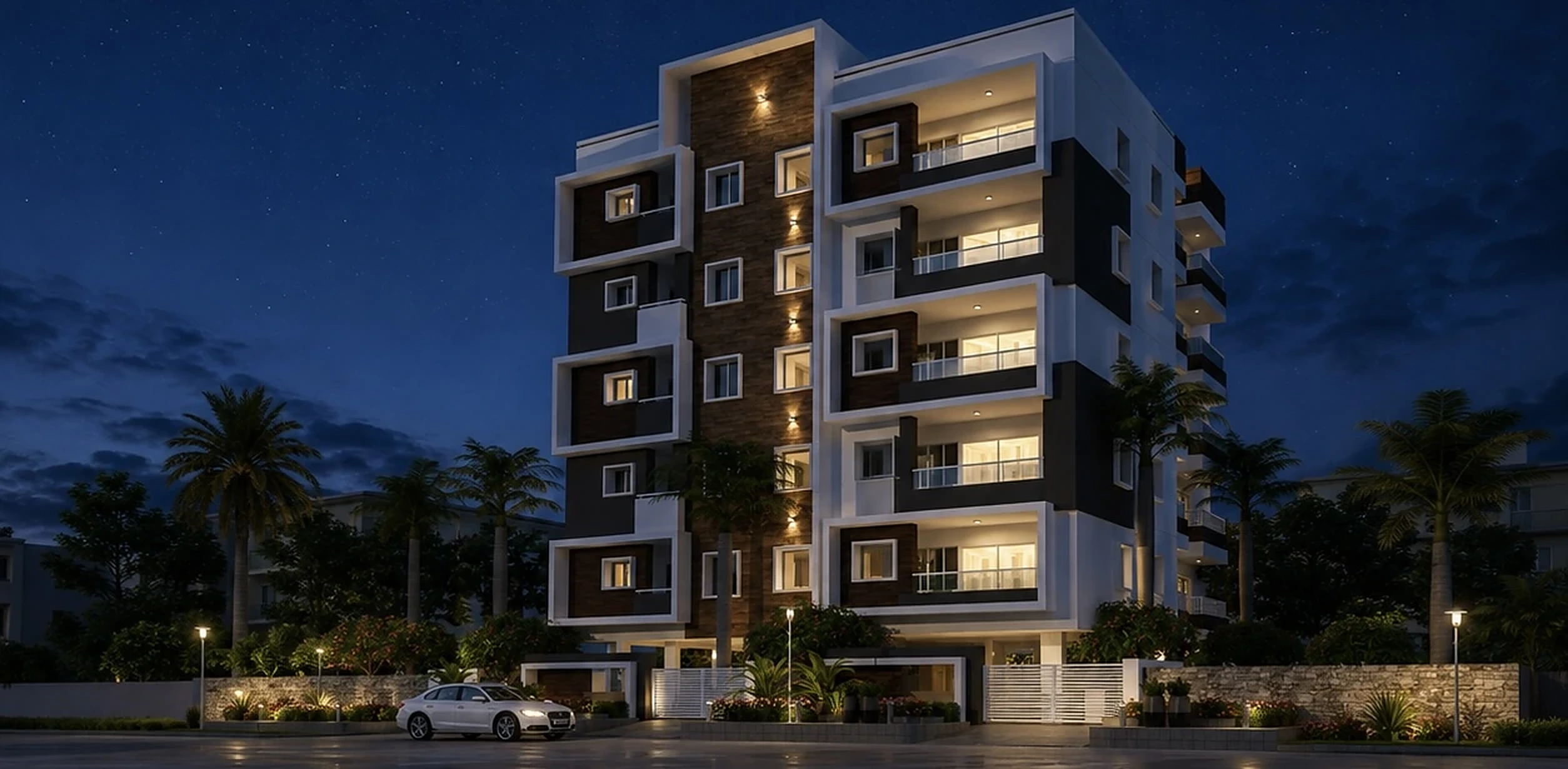 My Dream Summit residential apartment elevation in Ameenpur