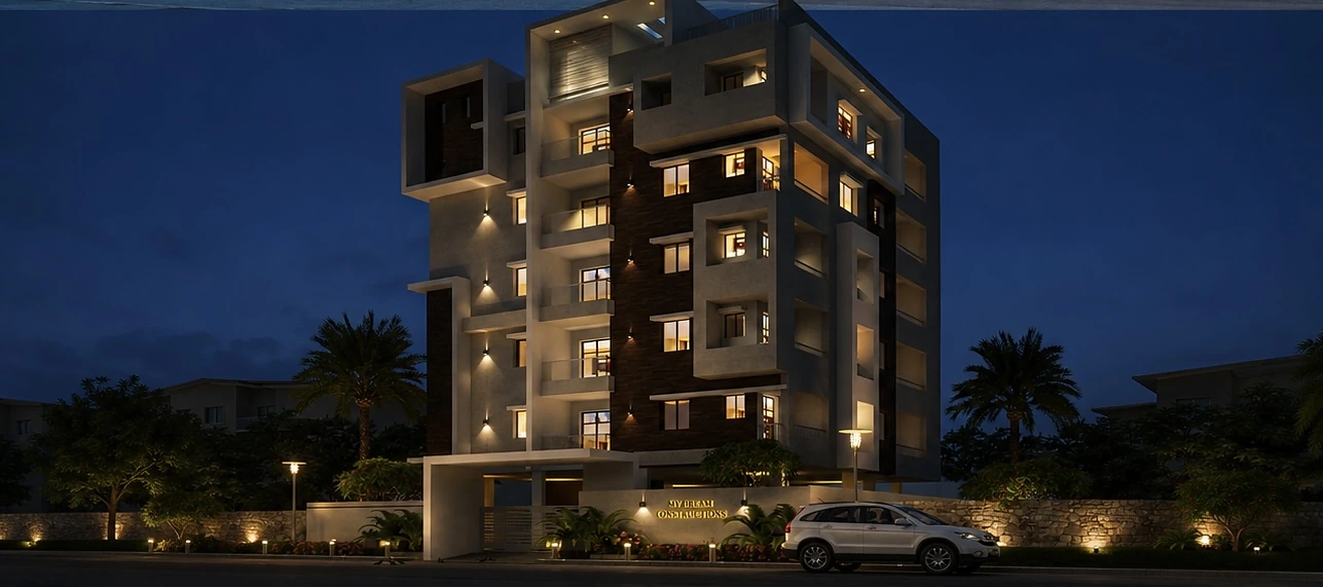 My Dream Zenith residential apartment elevation in Ameenpur